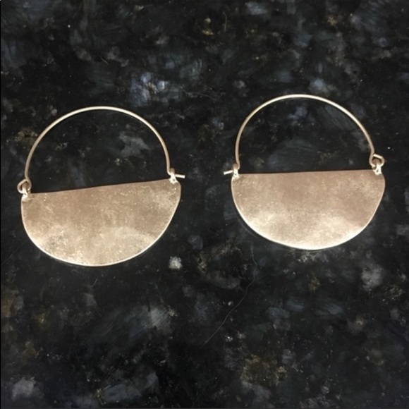 Anthropologie Rylan Crescent Hoop Earrings - Picture 5 of 5